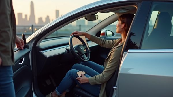 Tesla rideshare rental for drivers who need flexible access